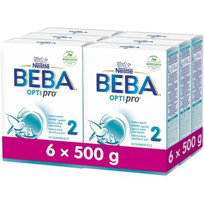 BEBA OPTIPRO 2 Pokračovací kojenecké mléko 6x500 g BEBA OPTIPRO 2 Pokračovací kojenecké mléko 6x500 g