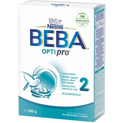 BEBA OPTIPRO 2 kojenecké mléko - Podporuje imunitu, Bez palmového oleje BEBA OPTIPRO 2 kojenecké mléko - Podporuje imunitu, Bez palmového oleje