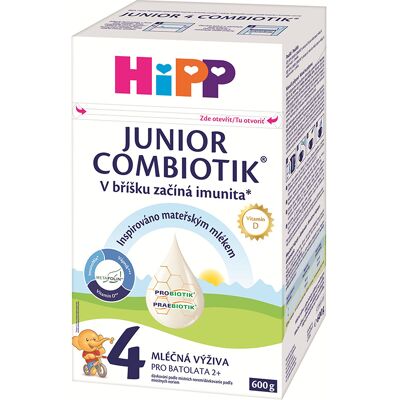 Hipp 4 Junior Combiotik Batolecí mléko 600 g Hipp 4 Junior Combiotik Batolecí mléko 600 g
