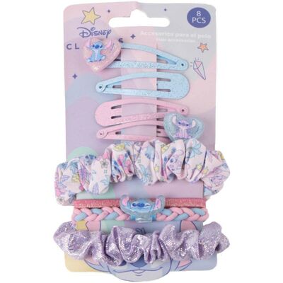 Cerdá Sada doplňků do vlasů Stitch 8 ks Cerdá Sada doplňků do vlasů Stitch 8 ks