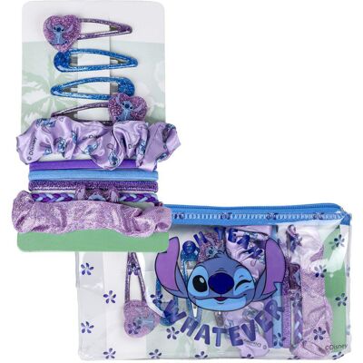 Cerdá Kosmetická taštička s vlasovými doplňky Stitch 10 ks Cerdá Kosmetická taštička s vlasovými doplňky Stitch 10 ks