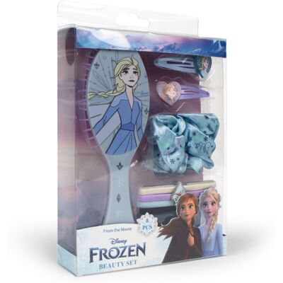 Cerdá Sada vlasových doplňků s hřebenem Frozen 8 ks Cerdá Sada vlasových doplňků s hřebenem Frozen 8 ks