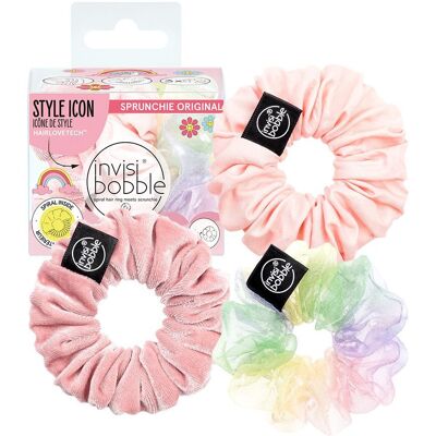 Invisibobble Sprunchie Macaron gumička do vlasů 3 ks Invisibobble Sprunchie Macaron gumička do vlasů 3 ks