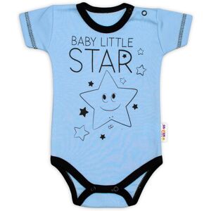 Baby Nellys Body krátký rukáv Baby Little Star - modré vel. 74 Baby Nellys Body krátký rukáv Baby Little Star - modré vel. 74