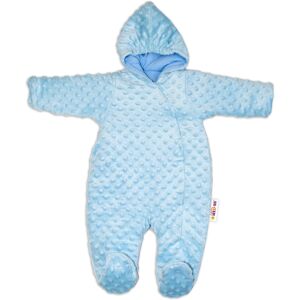 Baby Nellys Kombinézka/overálek Minky, zateplená - sv. modrá vel. 74 Baby Nellys Kombinézka/overálek Minky, zateplená - sv. modrá vel. 74