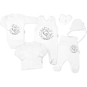 Baby Nellys Soupravička do porodnice 6D, Medvídek na měsíčku, vel. 62 Baby Nellys Soupravička do porodnice 6D, Medvídek na měsíčku, vel. 62