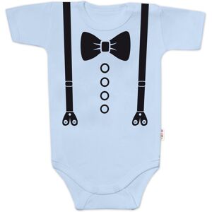 Baby Nellys Body krátký rukáv, Elegán - sv. modré vel. 68 Baby Nellys Body krátký rukáv, Elegán - sv. modré vel. 68