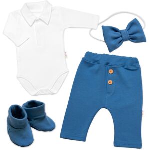 Baby Nellys 4D sada pro chlapečky Baby Elegán - modrý, vel. 62 Baby Nellys 4D sada pro chlapečky Baby Elegán - modrý, vel. 62