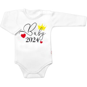 Baby Nellys Body dlouhý rukáv Baby 2024, bílé vel. 68 Baby Nellys Body dlouhý rukáv Baby 2024, bílé vel. 68