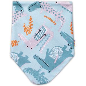 Baby Nellys Dětský šátek na krk Krokodýl Eda Baby Nellys Dětský šátek na krk Krokodýl Eda