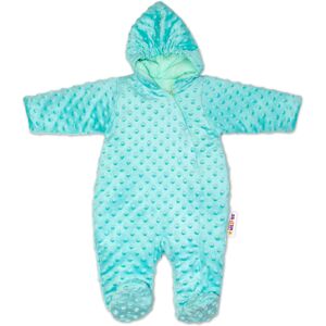 Baby Nellys Kombinézka/overálek Minky, zateplená - mátová vel. 74 Baby Nellys Kombinézka/overálek Minky, zateplená - mátová vel. 74