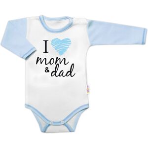 Baby Nellys Body dlouhý rukáv I love mom & dad, kluk vel. 62 Baby Nellys Body dlouhý rukáv I love mom & dad, kluk vel. 62