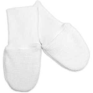 Baby Nellys Pletené kojenecké rukavičky vel. 56/68 - 1 pár, bílé Baby Nellys Pletené kojenecké rukavičky vel. 56/68 - 1 pár, bílé