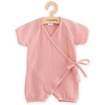New Baby Kojenecký letní mušelínový overal pink, vel. 86 (12-18m) New Baby Kojenecký letní mušelínový overal pink, vel. 86 (12-18m)