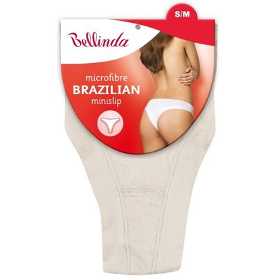 Bellinda Dámské kalhotky Brazilian vel. S/M 1 ks tělové Bellinda Dámské kalhotky Brazilian vel. S/M 1 ks tělové