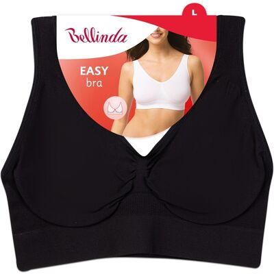 Bellinda Podprsenka elastická Easy bra vel. L černá Bellinda Podprsenka elastická Easy bra vel. L černá