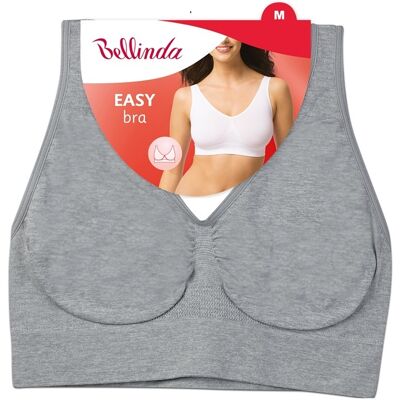 Bellinda Podprsenka elastická Easy bra vel. M šedá Bellinda Podprsenka elastická Easy bra vel. M šedá