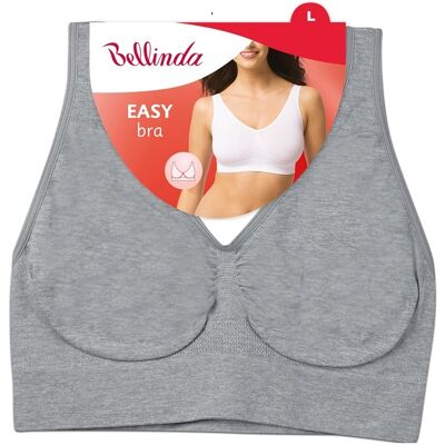 Bellinda Podprsenka elastická Easy bra vel. L šedá Bellinda Podprsenka elastická Easy bra vel. L šedá