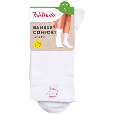 Bellinda BAMBUS Comfort vel. 39–42 dámské ponožky bílé Bellinda BAMBUS Comfort vel. 39–42 dámské ponožky bílé