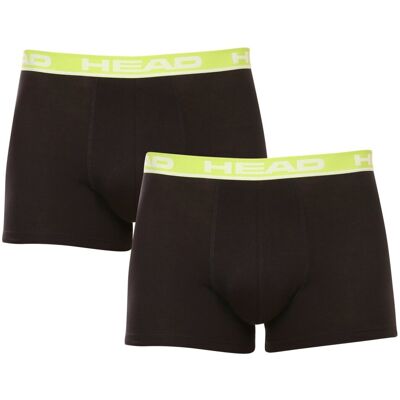 HEAD 2PACK pánské boxerky černé (701202741 019) M HEAD 2PACK pánské boxerky černé (701202741 019) M