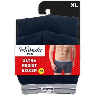Bellinda Pánské strečové boxerky Ultra resist vel. XL 2 ks černé Bellinda Pánské strečové boxerky Ultra resist vel. XL 2 ks černé