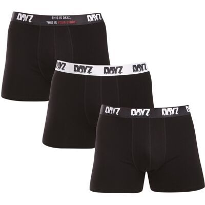 DAYZ 3PACK pánské boxerky černé (DZ001) M DAYZ 3PACK pánské boxerky černé (DZ001) M