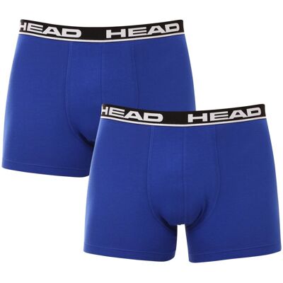 HEAD 2PACK pánské boxerky modré (701202741 006) M HEAD 2PACK pánské boxerky modré (701202741 006) M