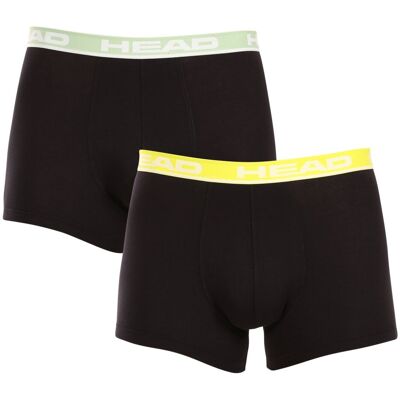 HEAD 2PACK pánské boxerky černé (701202741 023) L HEAD 2PACK pánské boxerky černé (701202741 023) L