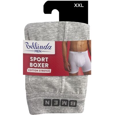 Bellinda Pánské bavlněné boxerky Sport vel. XXL 1 ks šedé Bellinda Pánské bavlněné boxerky Sport vel. XXL 1 ks šedé