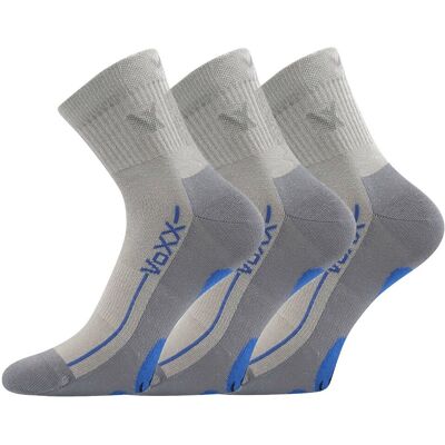 VoXX 3PACK ponožky šedé (Barefootan-grey) M VoXX 3PACK ponožky šedé (Barefootan-grey) M