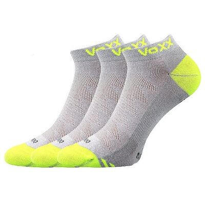 VoXX 3PACK ponožky bambusové světle šedé (Bojar) M VoXX 3PACK ponožky bambusové světle šedé (Bojar) M