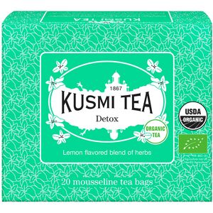 Kusmi Bio Detox Čaj - Zelený Mate Citrón 20 Sáčků Kusmi Bio Detox Čaj - Zelený Mate Citrón 20 Sáčků