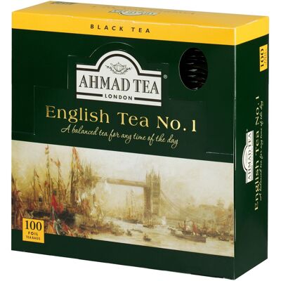 Ahmad Tea English No.1 porcovaný čaj 100 x 2 g Ahmad Tea English No.1 porcovaný čaj 100 x 2 g