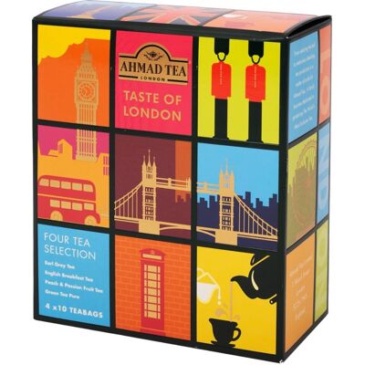 Ahmad Tea Taste of London porcovaný čaj 40x2 g Ahmad Tea Taste of London porcovaný čaj 40x2 g