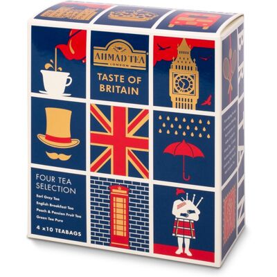 Ahmad Tea Taste of Britain porcovaný čaj 40x2 g Ahmad Tea Taste of Britain porcovaný čaj 40x2 g