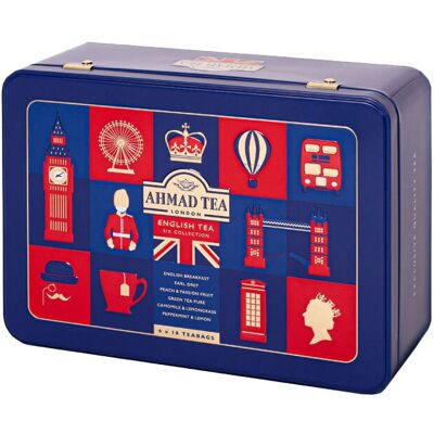 Ahmad Tea English Tea Six Collection porcovaný čaj 6x10 sáčků Ahmad Tea English Tea Six Collection porcovaný čaj 6x10 sáčků