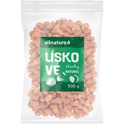 Allnature Lískové ořechy jádra 500 g Allnature Lískové ořechy jádra 500 g