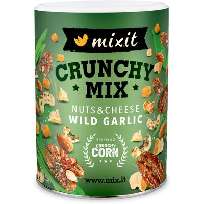Mixit Crunchy mix sýr, crunchy corn a oříšky s medvědím česnekem 300 g Mixit Crunchy mix sýr, crunchy corn a oříšky s medvědím česnekem 300 g