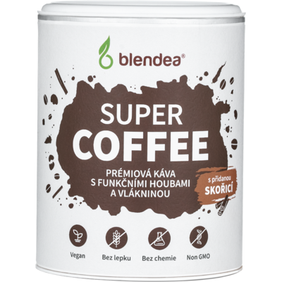 Blendea Super Coffee Biologická směs s houbami, skořicí a čekankou - Káva Blendea Super Coffee Biologická směs s houbami, skořicí a čekankou - Káva