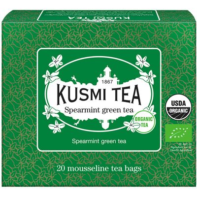 Kusmi Tea Bio Máta Zelený Čaj - Ekologický a Tradiční Kusmi Tea Bio Máta Zelený Čaj - Ekologický a Tradiční