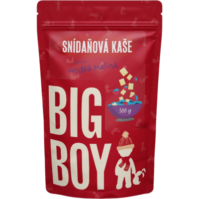 BIG BOY Kaše Modrá malina se spirulinou - 300g BIG BOY Kaše Modrá malina se spirulinou - 300g