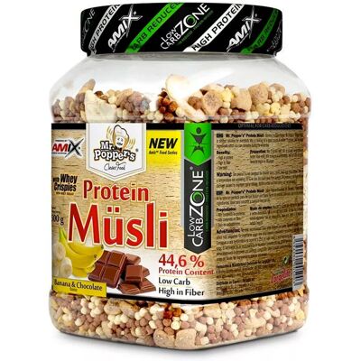 Amix Nutrition Protein Müsli 500g - borůvka, vanilka Amix Nutrition Protein Müsli 500g - borůvka, vanilka