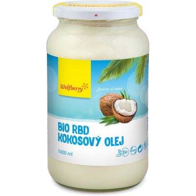 Bio RBD Kokosový Olej Wolfberry - 1000ml Bio RBD Kokosový Olej Wolfberry - 1000ml
