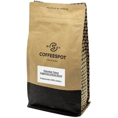 Coffeespot Kolumbie Tolima Decaf zrnková káva 500 g Coffeespot Kolumbie Tolima Decaf zrnková káva 500 g