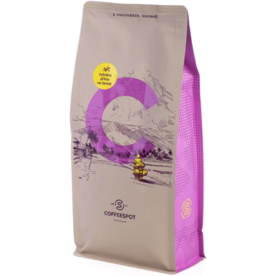 Coffeespot Indonésie Aceh Gayo Washed Wet Hulled zrnková káva 1000 g Coffeespot Indonésie Aceh Gayo Washed Wet Hulled zrnková káva 1000 g