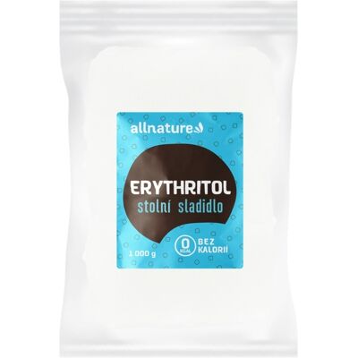Allnature Erythritol - Nízkokalorické sladidlo - 1000g Allnature Erythritol - Nízkokalorické sladidlo - 1000g