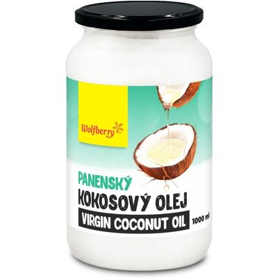 Wolfberry Panenský kokosový olej 1000 ml Wolfberry Panenský kokosový olej 1000 ml