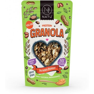 NATU Protein Granola s arašídovým krémem 300 g NATU Protein Granola s arašídovým krémem 300 g