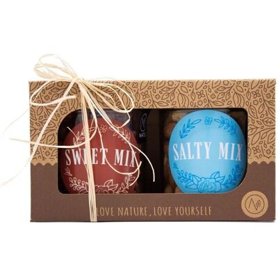 NATU Dárkový set Sweet & Salty 2x150 g NATU Dárkový set Sweet & Salty 2x150 g