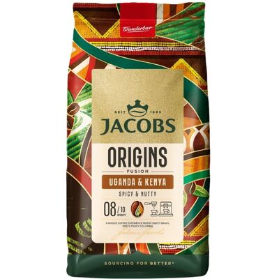 Jacobs Origins Kenya & Uganda zrnková káva 1000 g Jacobs Origins Kenya & Uganda zrnková káva 1000 g